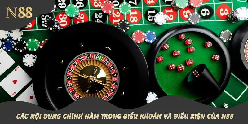 Các nội dung chính nằm trong điều khoản và điều kiện của N88