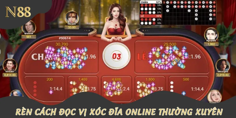Nên rèn luyện cách đọc vị xóc đĩa online qua nhiều ván cược