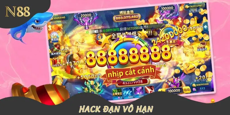 Phần mềm hack đạn cho phép ngư thủ thoải mái bắn cá trong thời gian ngắn