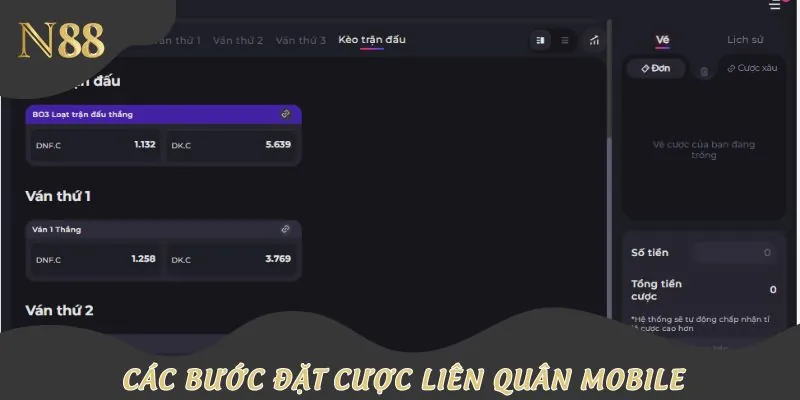 Hướng dẫn cá cược Liên Quân mobile chi tiết từng bước